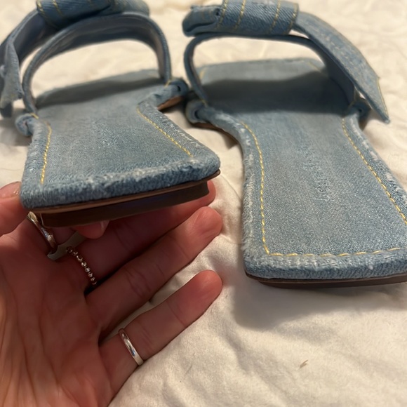 Acne Studios Musubi bow denim slides size 37 - Picture 6 of 6